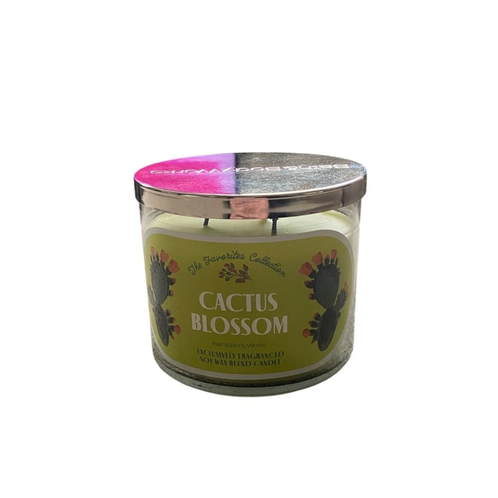 Bath & Body Works Cactus Blossom 3 Wick Candle